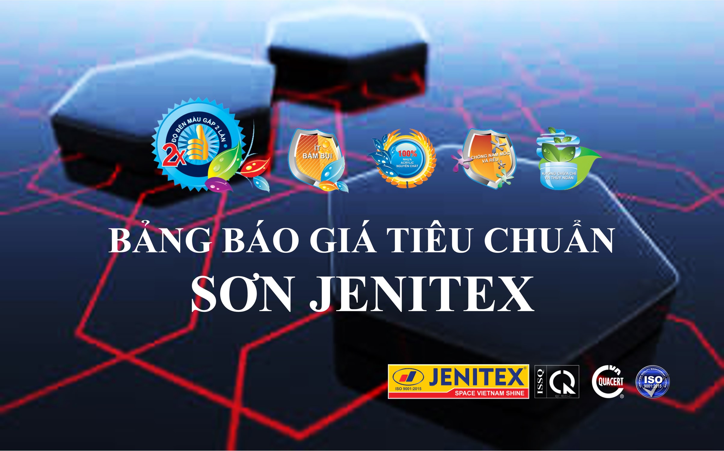 BẢNG BÁO GIÁ SƠN JENITEX 2026