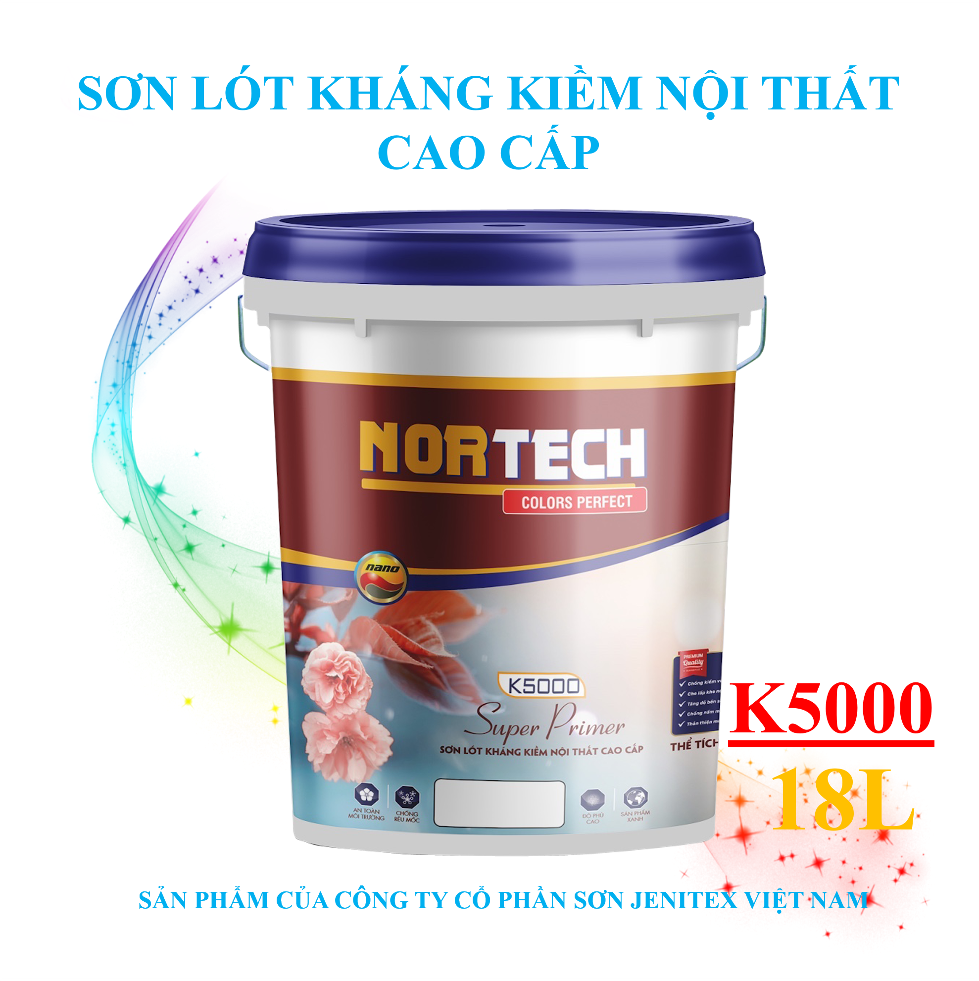 Sơn lót kiềm nội thất cao cấp 18L - Super Primer - K5000