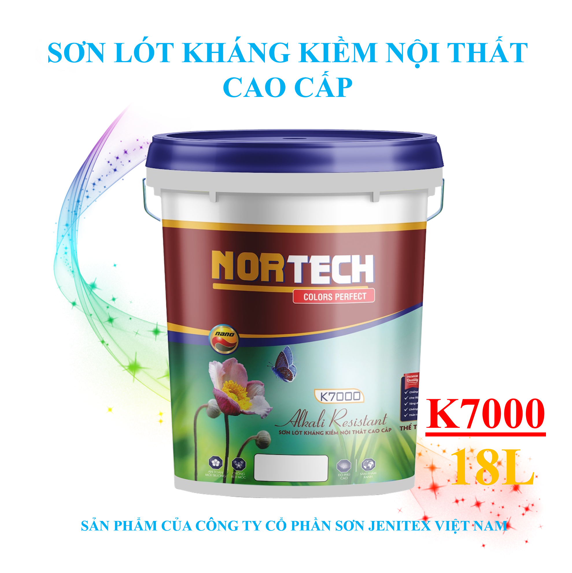 Sơn lót kháng kiềm nội thất cao cấp 18L - Alkali Resistant - K7000