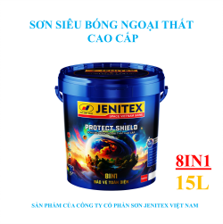 Sơn siêu bóng ngoại thất cao cấp 15L - Protect Shield - NJ 8.1 - Bảo vệ toàn diện