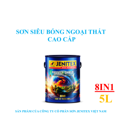 Sơn siêu bóng ngoại thất cao cấp 5L - Protect Shield - NJ 8.1 - Bảo vệ toàn diện